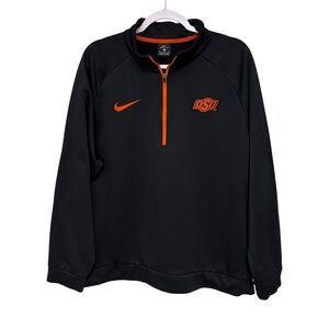 Oklahoma State University OSU Cowboys Logo Nike Quarter-Zip Pullover Men’s XL